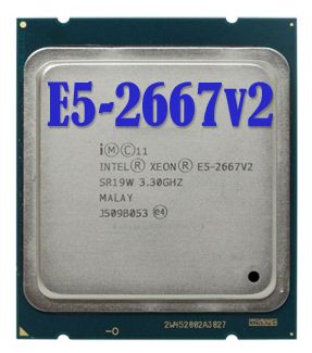 Процессор Intel Xeon E5-2667v2 3.3-4.0 GHz, 8 ядер, 25M кеш, LGA2011