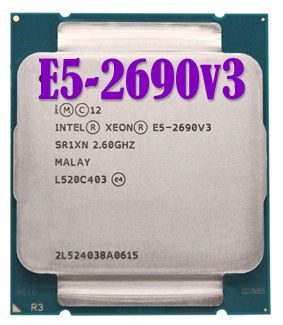 Процессор Intel Xeon E5-2690v3 2.6-3.5 GHz, 12 ядер, 30M кеш, LGA2011-3