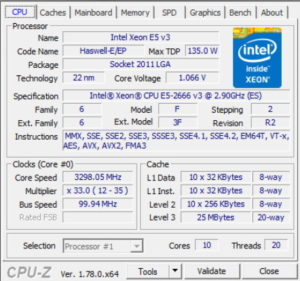 Старі версії CPU-z можуть визначати модель як ES-версію